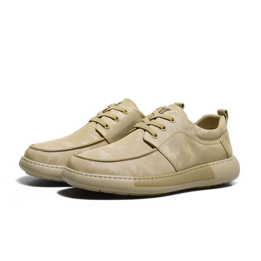 DESAI slip-on shoes low-top breathable comfortable versatile stylish trendy casual shoes for men DS2579