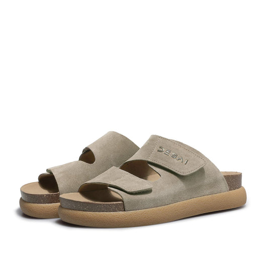 Desai [LADY] leather slippers fashion breathability shoes non-slip soles comfortable Footwear DS79502