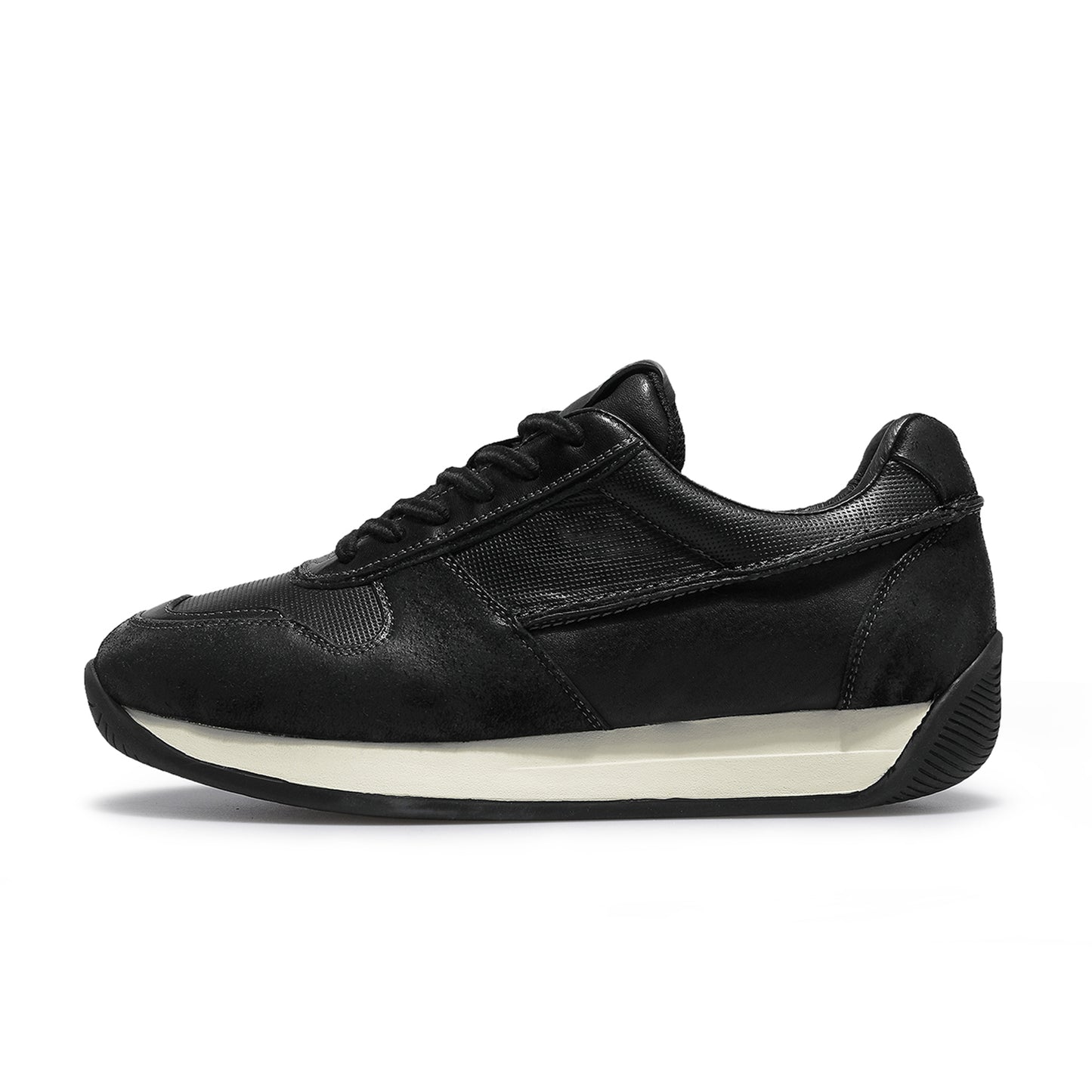 DESAI Durable Cowhide Leather Sneakers – Non-Slip & Comfortable DS3513