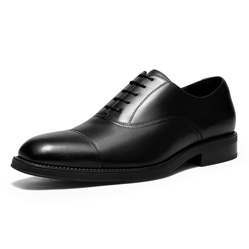 DESAI Men's Business Dress Casual Shoes Soft Genuine Leather Fashion Mens Comfortable Oxford DS6003