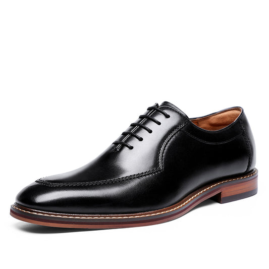 DESAI Men's Business Dress Casual Shoes Soft Genuine Leather Fashion Mens Comfortable Oxford DS6906