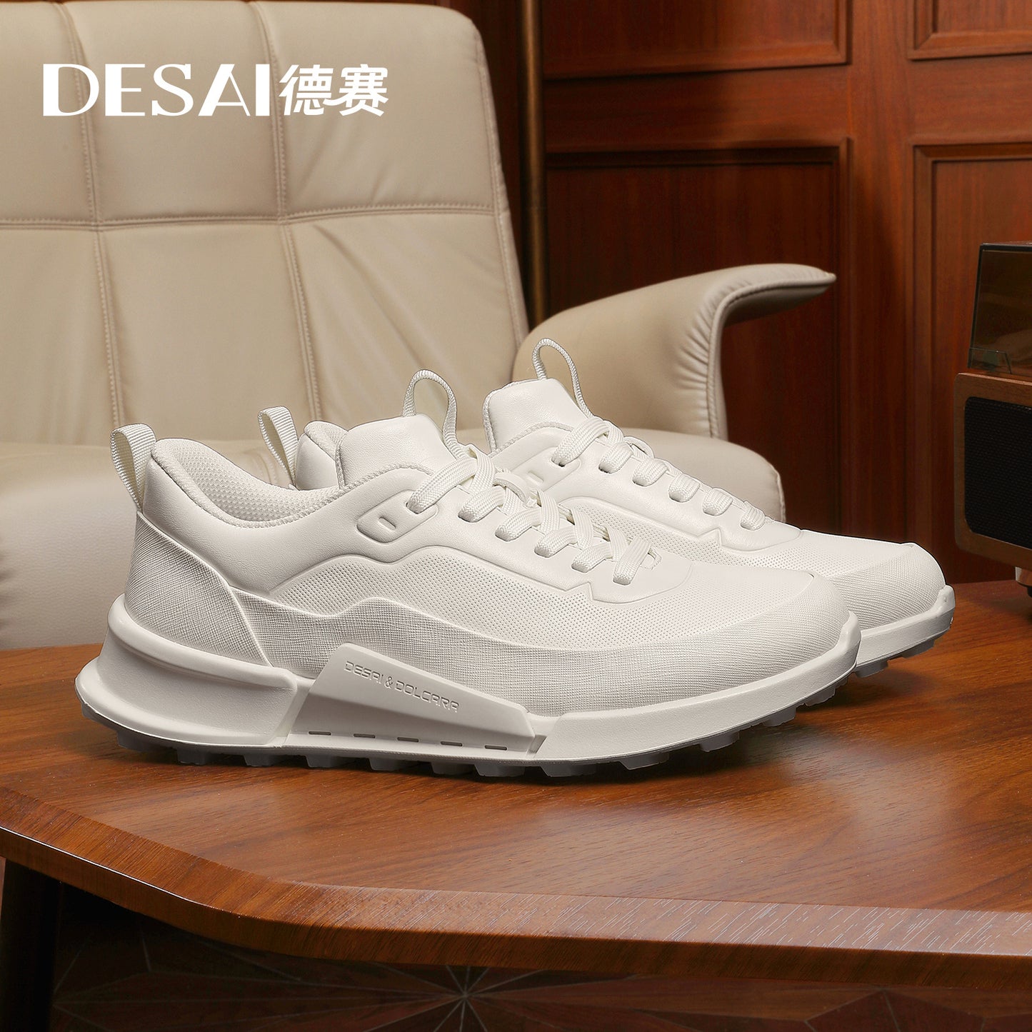 Desai Mens Comfortable Breathable Lightweight Casual Sports Shoes with Anti Slip Sole Versatile for Daily Wear DS2073A