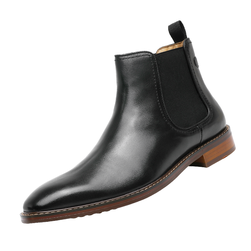 【 Black Five exclusive benefits 】【$9.9】 Leather business shoes & Chelsea Boots & Fashion leather casual shoes