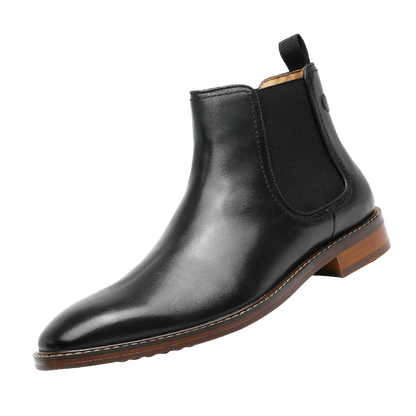 【 Black Five exclusive benefits 】【$9.9】 Leather business shoes & Chelsea Boots & Fashion leather casual shoes