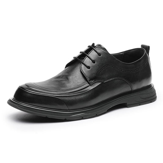 Desai Business Work Brand Shoes Men Formal Soft Genuine Leather Official Black Shoes Derby New Fashion DS6008