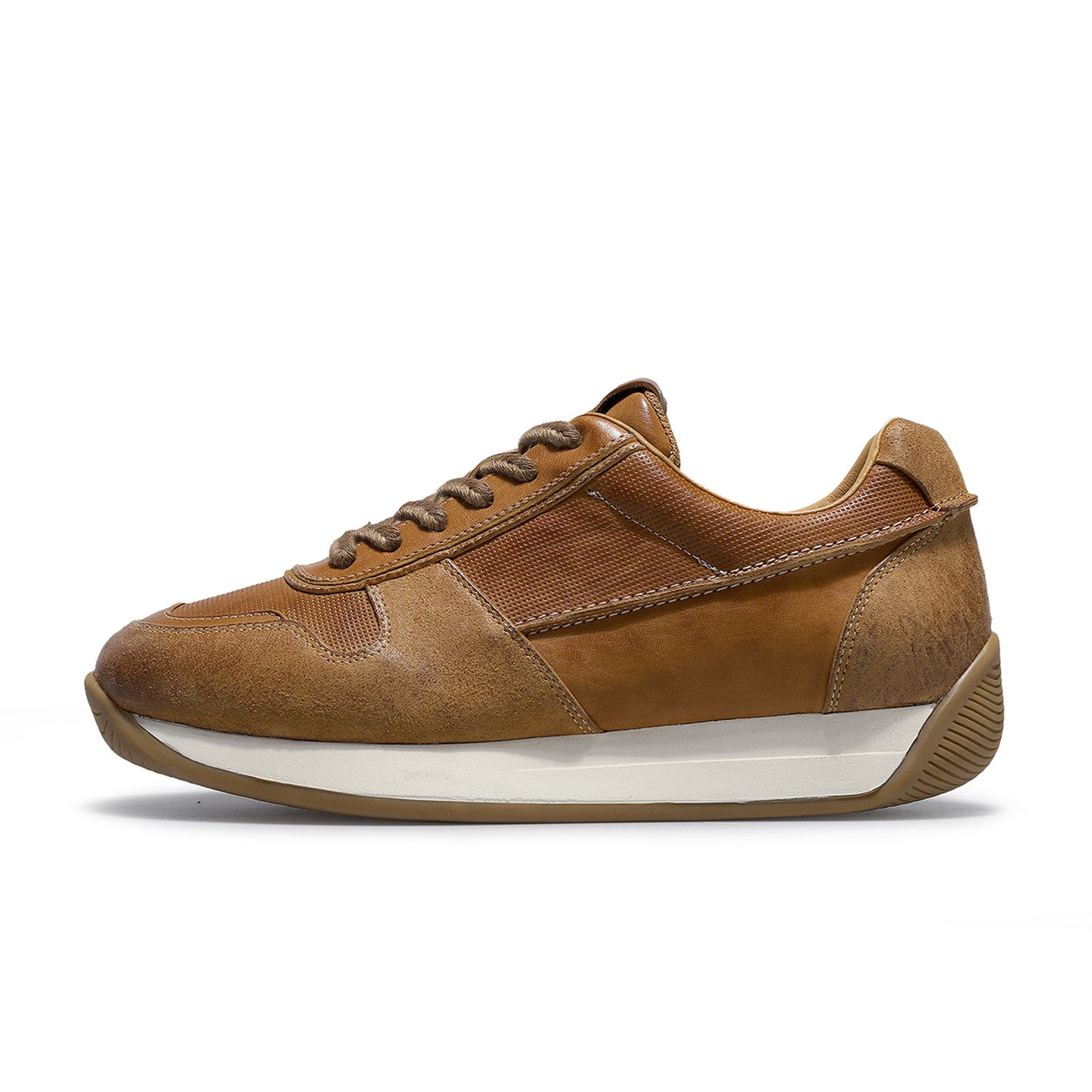 DESAI Durable Cowhide Leather Sneakers – Non-Slip & Comfortable DS3513