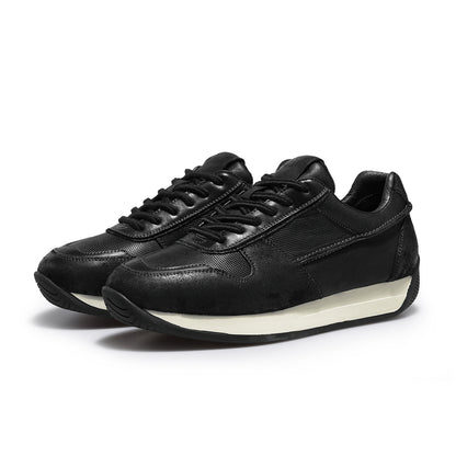 DESAI Durable Cowhide Leather Sneakers – Non-Slip & Comfortable DS3513