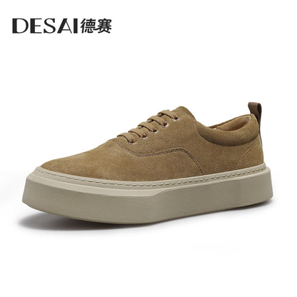 Desai men's shoes autumn new thick sole light soft sole sneakers small white shoes trend retro men's casual shoes DS3087