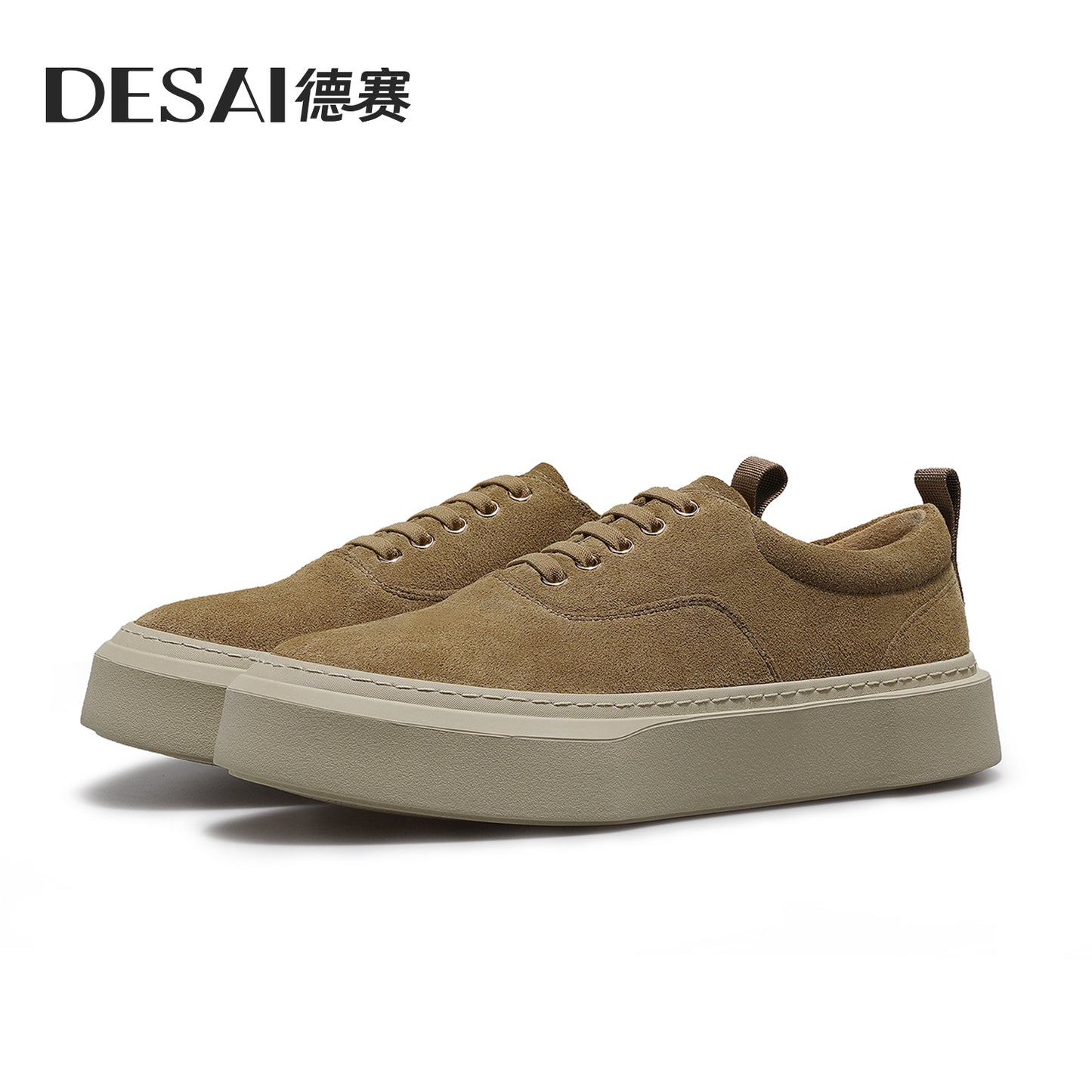 Desai men's shoes autumn new thick sole light soft sole sneakers small white shoes trend retro men's casual shoes DS3087