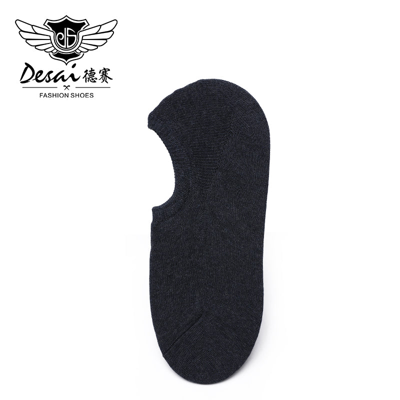 Desai Brand Men's Cotton Socks Short New Style Black Business Men Socks Soft Breathable Summer for Male Socks Gifts For Men