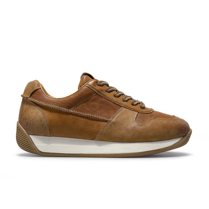 DESAI Durable Cowhide Leather Sneakers – Non-Slip & Comfortable DS3513