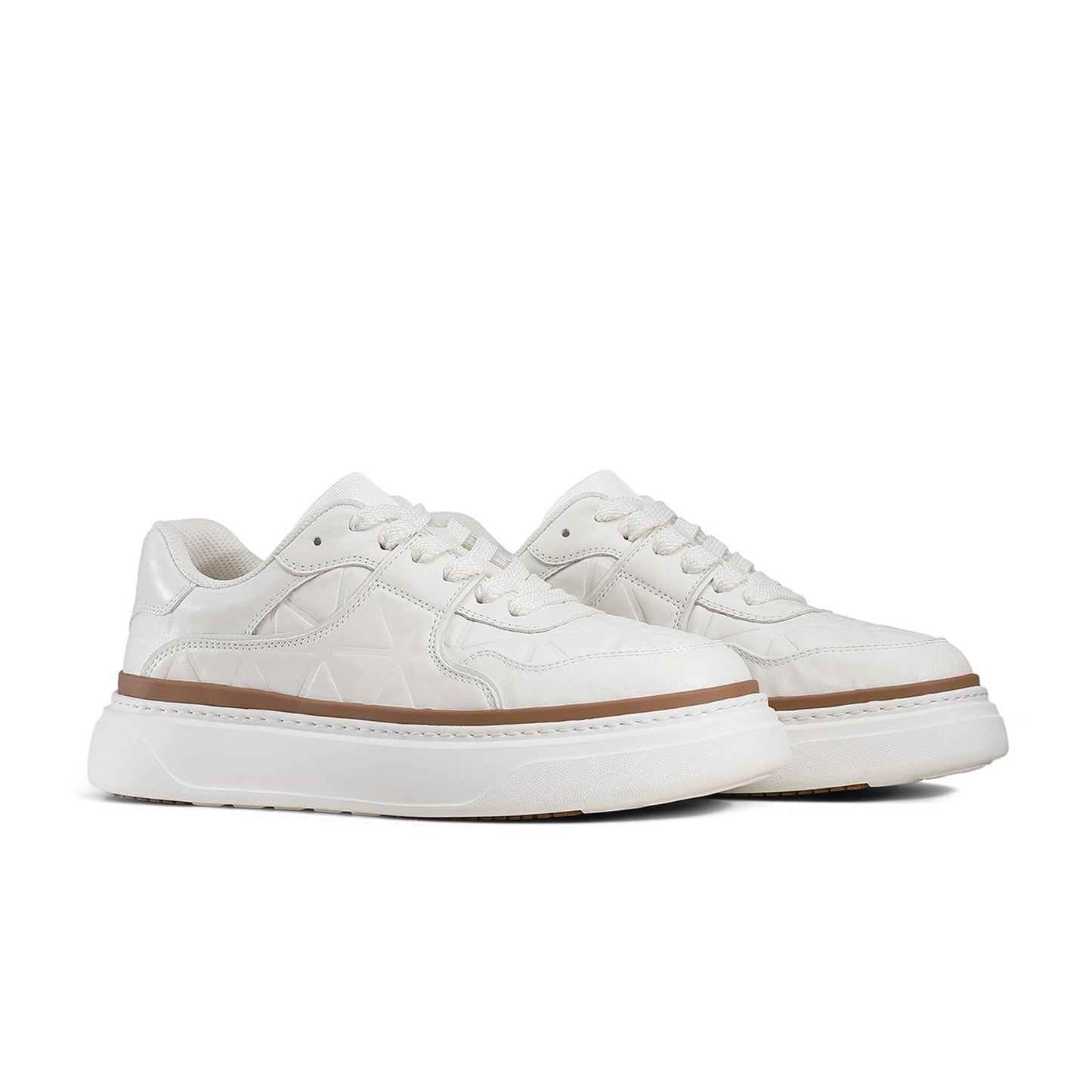 DESAI Diamond Pattern Fashion Casual Sneakers Comfortable Breathable Slip Resistant DS35128