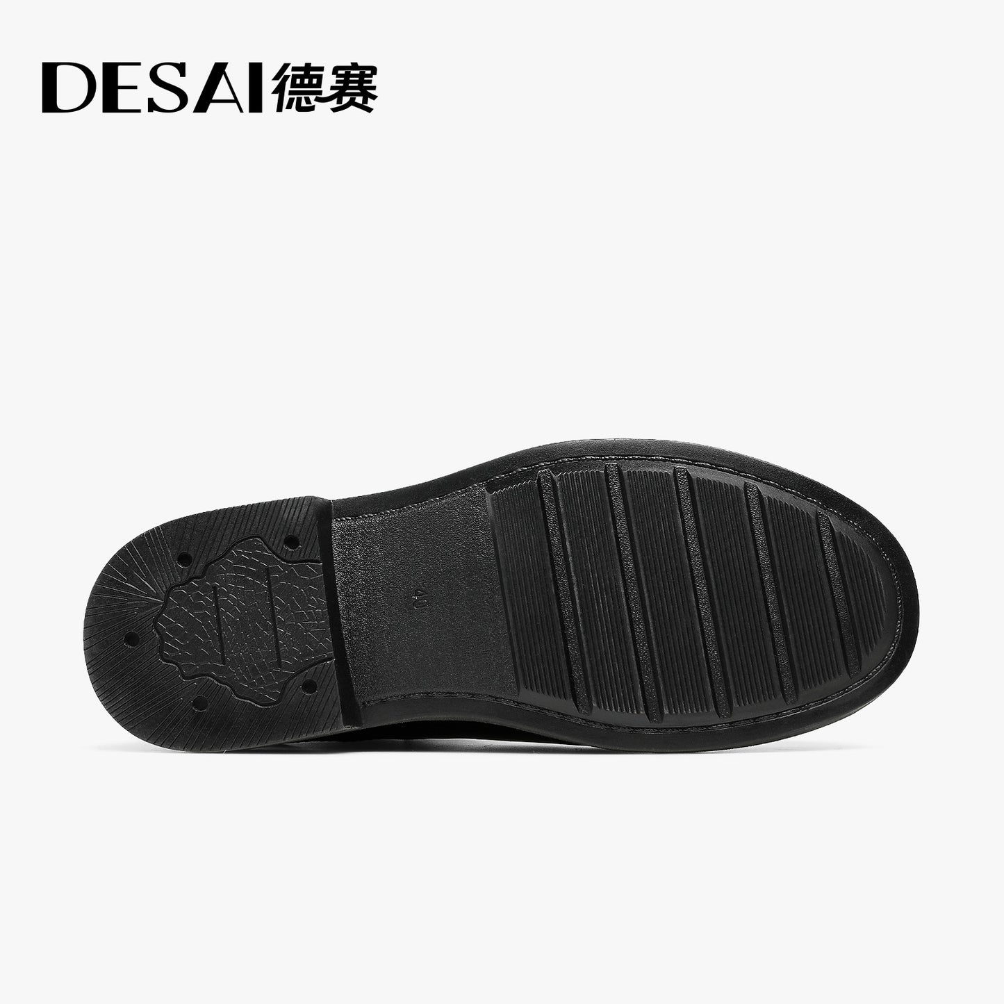 Desai Chelsea Leather boots One-step Hight Cut Genuine Leather Warm Chelsea Boots  Man Footwear Elegant Breathable leather Lining DS6519HZ