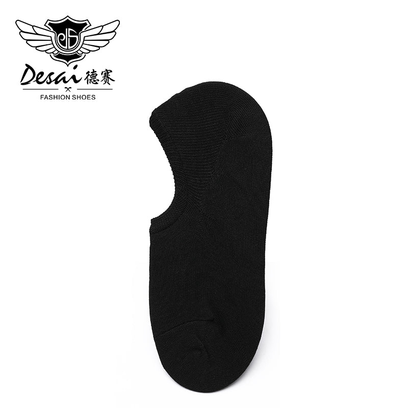 Desai Brand Men's Cotton Socks Short New Style Black Business Men Socks Soft Breathable Summer for Male Socks Gifts For Men