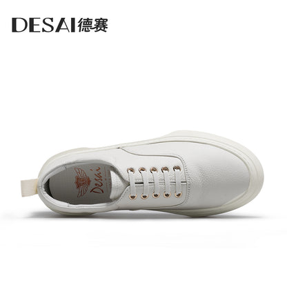 Desai men's shoes autumn new thick sole light soft sole sneakers small white shoes trend retro men's casual shoes DS3087