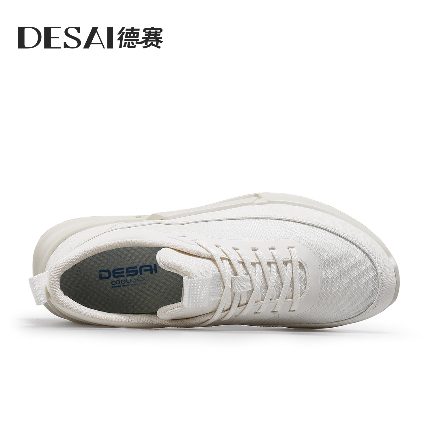 Desai casual shoes men's shoes increase wear resistance lightweight sports shoes men's mesh surface breathable lightweight soft sole running shoes DS2073