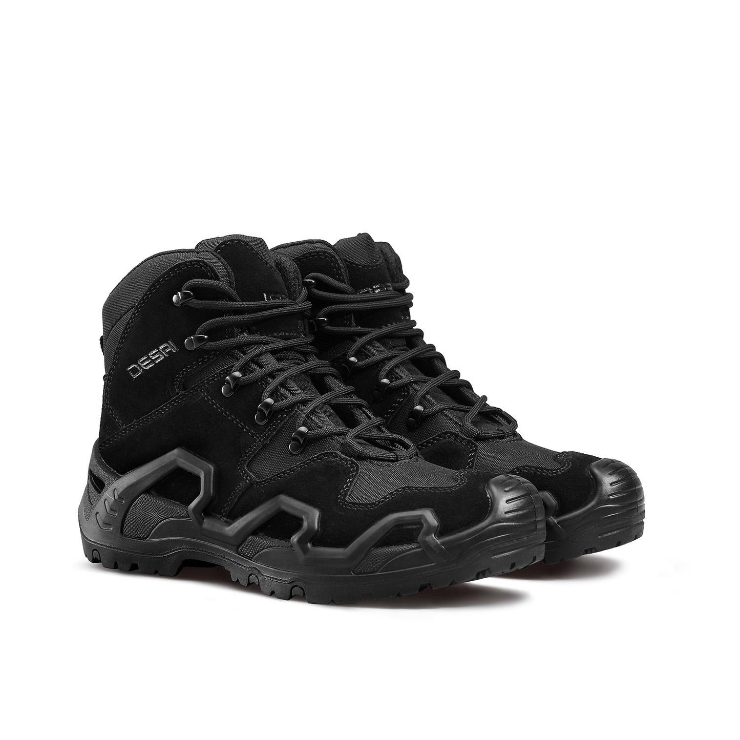 DESAI genuine leather outdoor boots Men's anti-slip hiking lace up boots DS2090H
