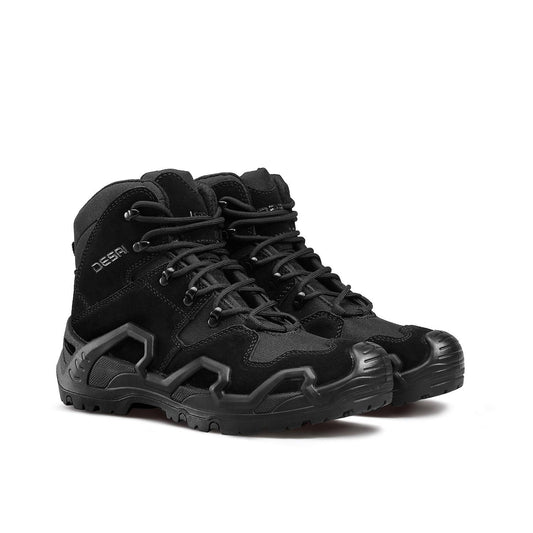 DESAI genuine leather outdoor boots Men's anti-slip hiking lace up boots DS2090H