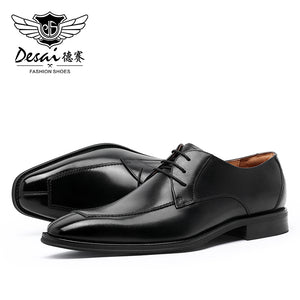 DS2061-11/13 New Arrivals Men Business Dress Shoes Genuine Leather  Retro Derby shoes Gentleman Shoes Formal Carved Brogue Shoes Men