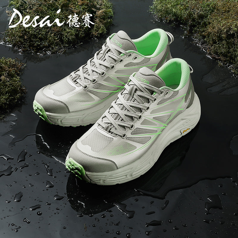 Desai Shoes Men's Summer Breathable 2024 New Outdoor Mountaineering Shoes Soft Sole Hiking Men's Sports and Casual Shoes DS2058