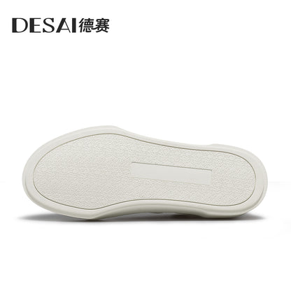 Desai men's shoes autumn new thick sole light soft sole sneakers small white shoes trend retro men's casual shoes DS3087