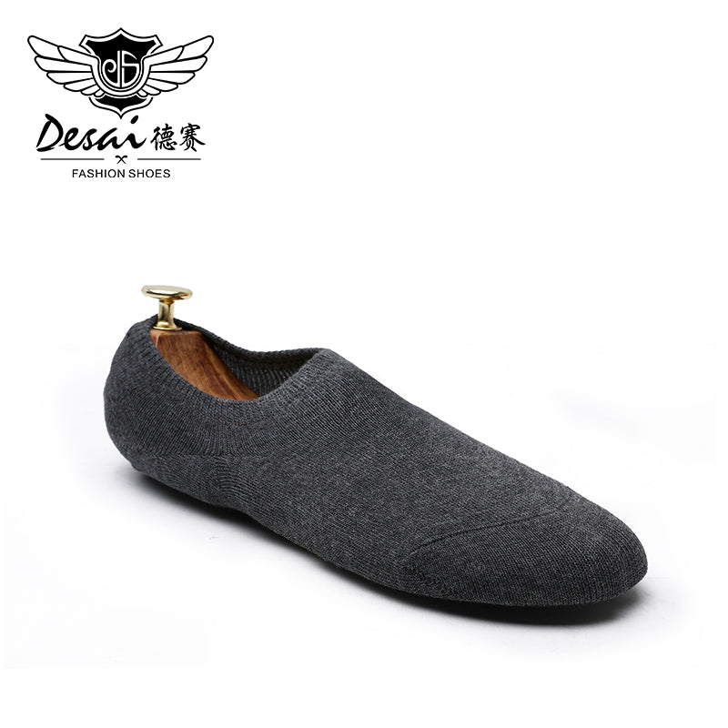 Desai Brand Men's Cotton Socks Short New Style Black Business Men Socks Soft Breathable Summer for Male Socks Gifts For Men