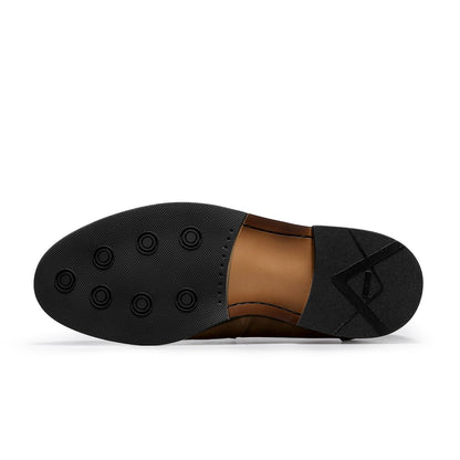 DESAI Loafers For Men Genuine Leather Driving Shoes Fashion Designer