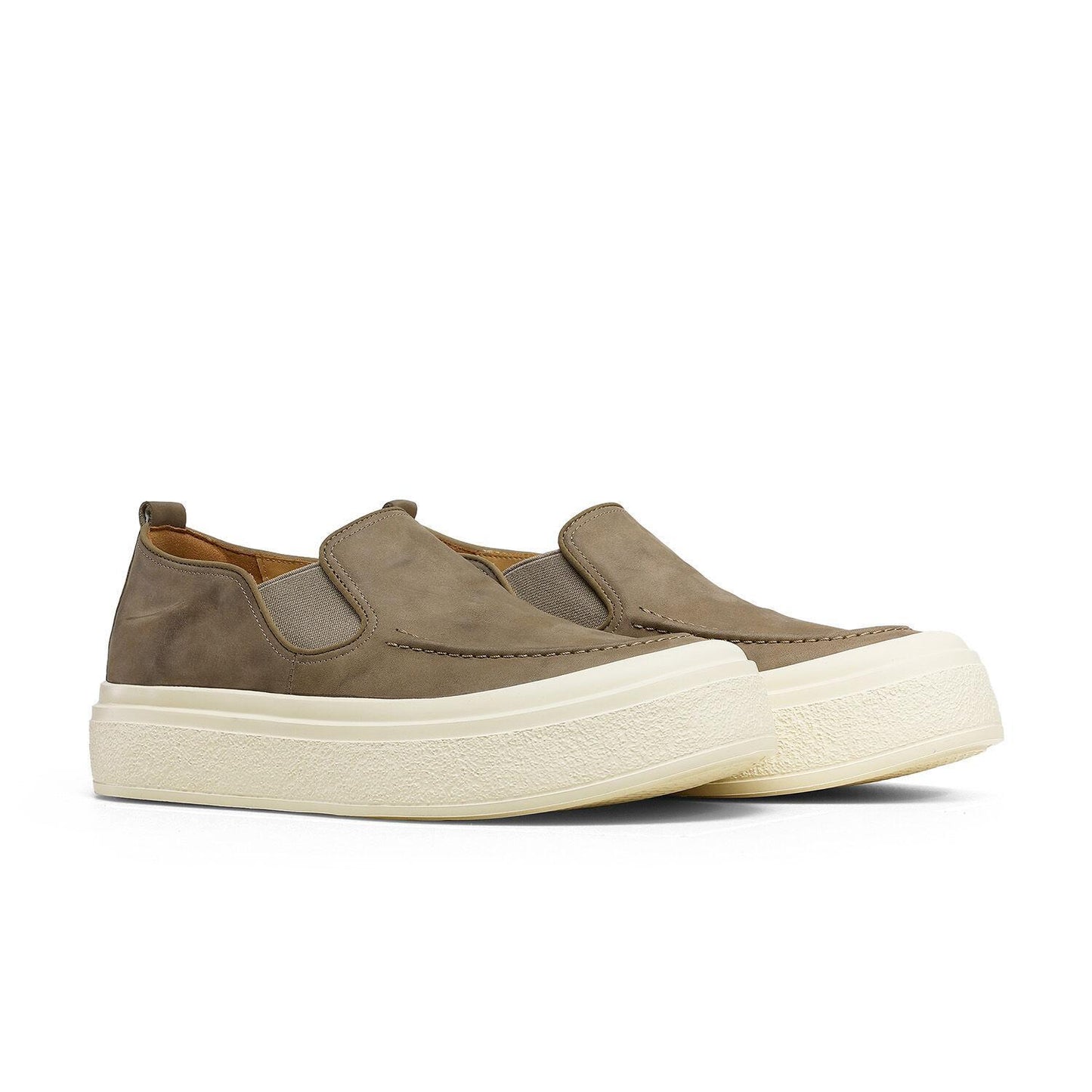 DESAI slip-on shoes low-top breathable soft sole vintage casual shoes for men DSAC6105