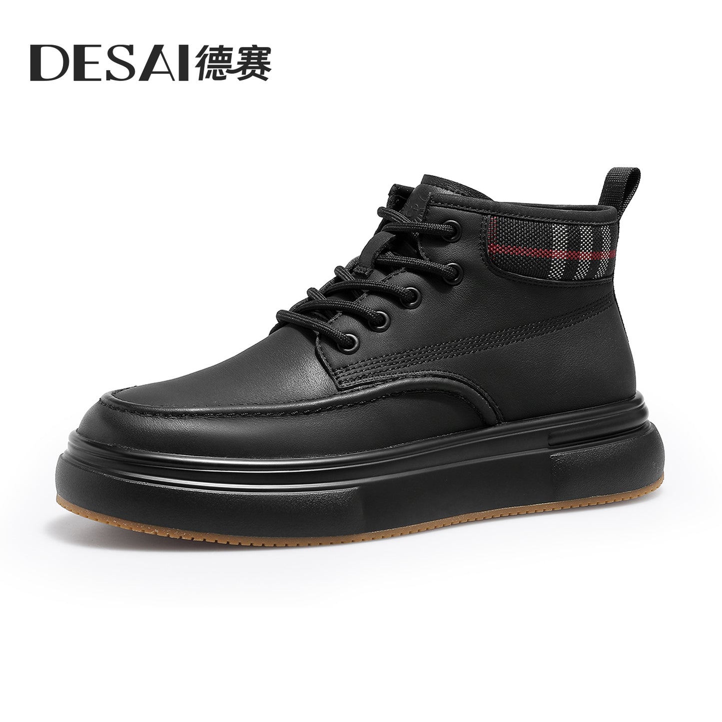 Desai [Winter graphene warm] Leather work boots High top board shoes retro men's boots casual shoes DS30196H