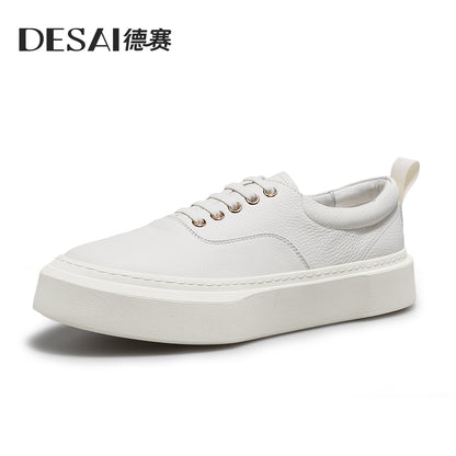 Desai men's shoes autumn new thick sole light soft sole sneakers small white shoes trend retro men's casual shoes DS3087