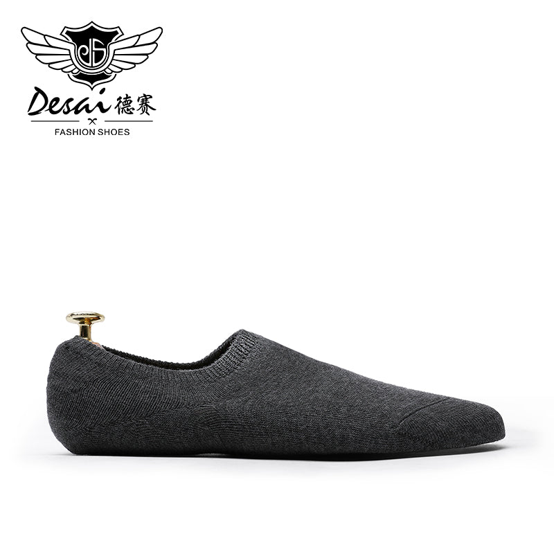 Desai Brand Men's Cotton Socks Short New Style Black Business Men Socks Soft Breathable Summer for Male Socks Gifts For Men