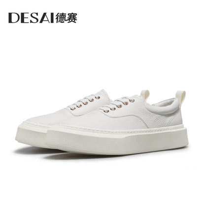 Desai men's shoes autumn new thick sole light soft sole sneakers small white shoes trend retro men's casual shoes DS3087