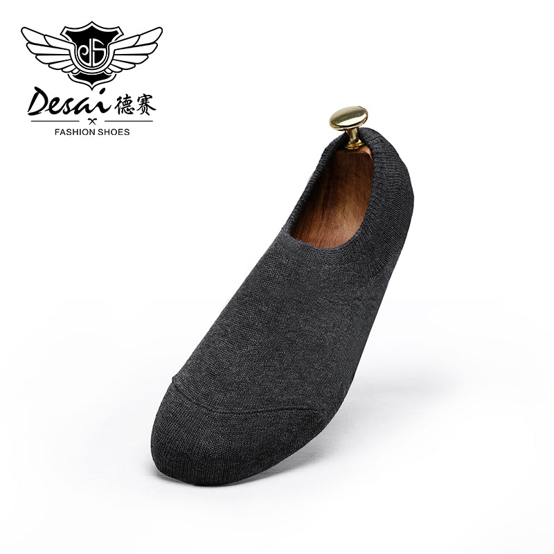 Desai Brand Men's Cotton Socks Short New Style Black Business Men Socks Soft Breathable Summer for Male Socks Gifts For Men