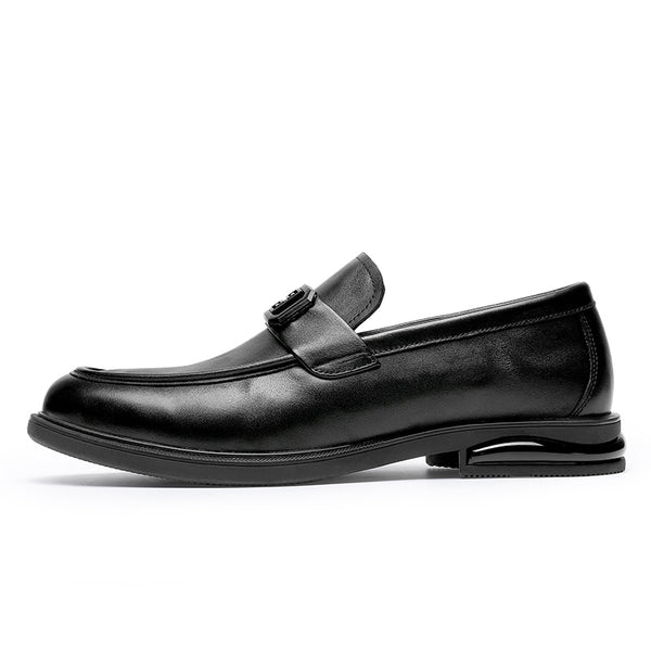 Desai Men spring and summer leather loafers one step on shoes Casual dress shoes DS1305