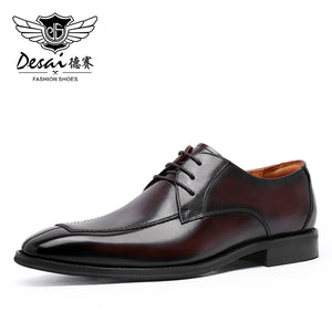 DS2061-11/13 New Arrivals Men Business Dress Shoes Genuine Leather  Retro Derby shoes Gentleman Shoes Formal Carved Brogue Shoes Men