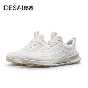 Desai casual shoes men's shoes increase wear resistance lightweight sports shoes men's mesh surface breathable lightweight soft sole running shoes DS2073