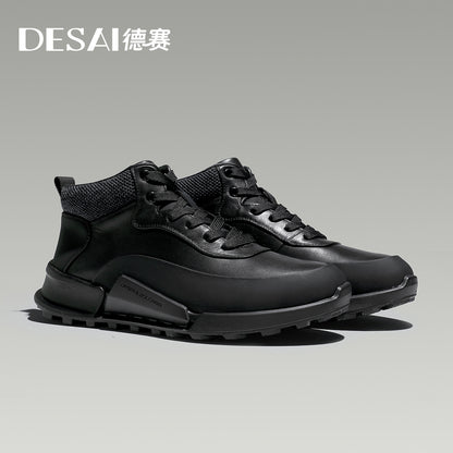 Desai high cut Mens Comfortable Breathable Lightweight Casual Sports Shoes with Anti Slip Sole Versatile for Daily Wear DS2073H