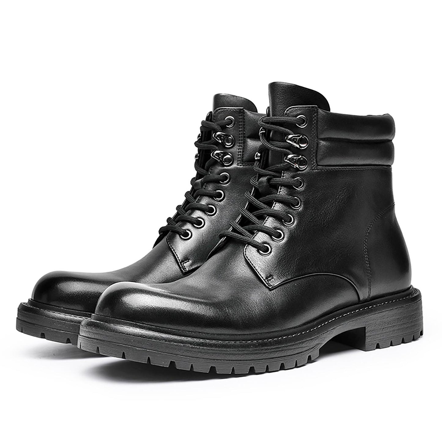 DESAI British wind motorcycle leather boots soft heightening retro men's boots DS6327H