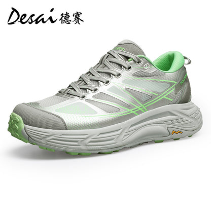 Desai Men's Summer Breathable sneakers 2024 New Outdoor Mountaineering Shoes Soft Sole Hiking Men's Sports and Casual Shoes DS2058