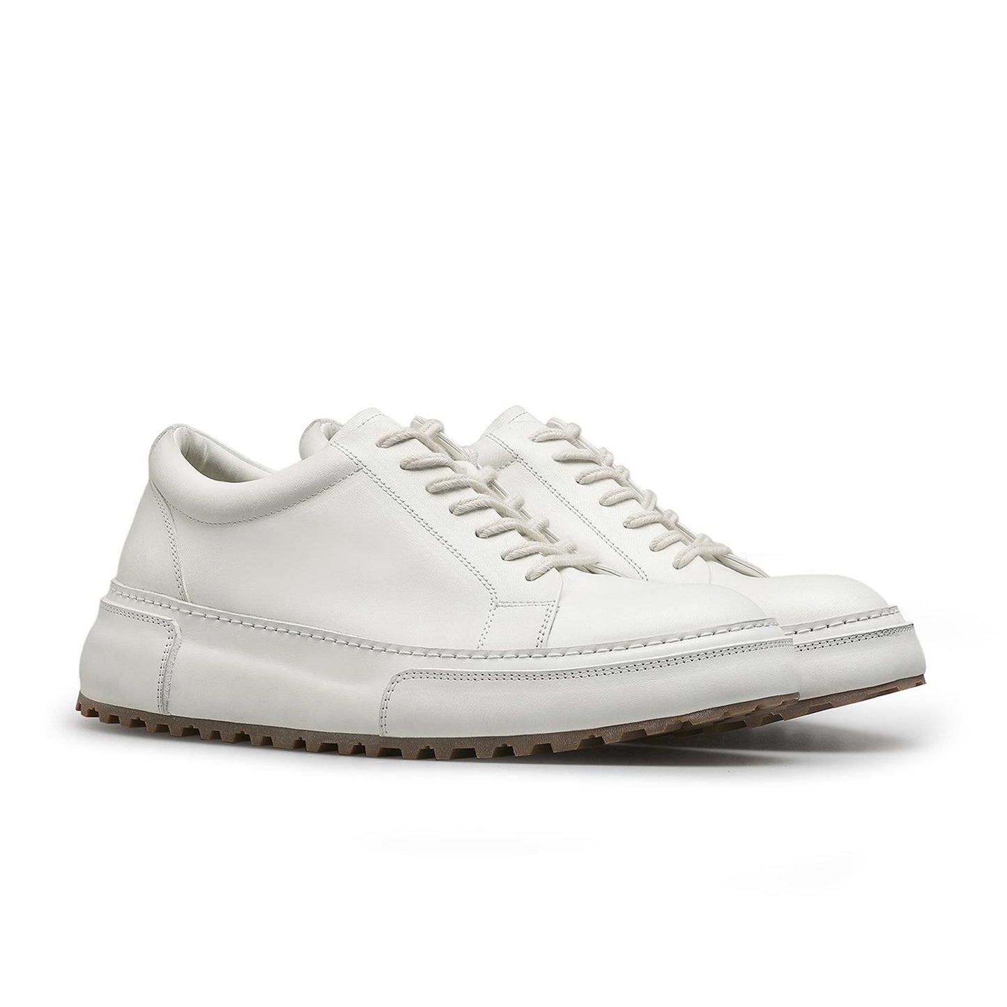 DESAI [High-end horsehide] casual shoes men's shoes   thick soled men's shoes sports board shoes soft soled small white shoes DS3082