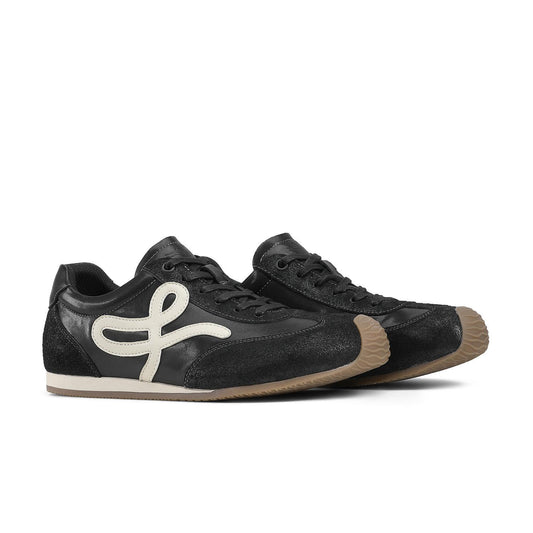 DESAI Leather Sneakers Man's fashion caual shoes Suede Accents Versatile Comfort Wear DS35123
