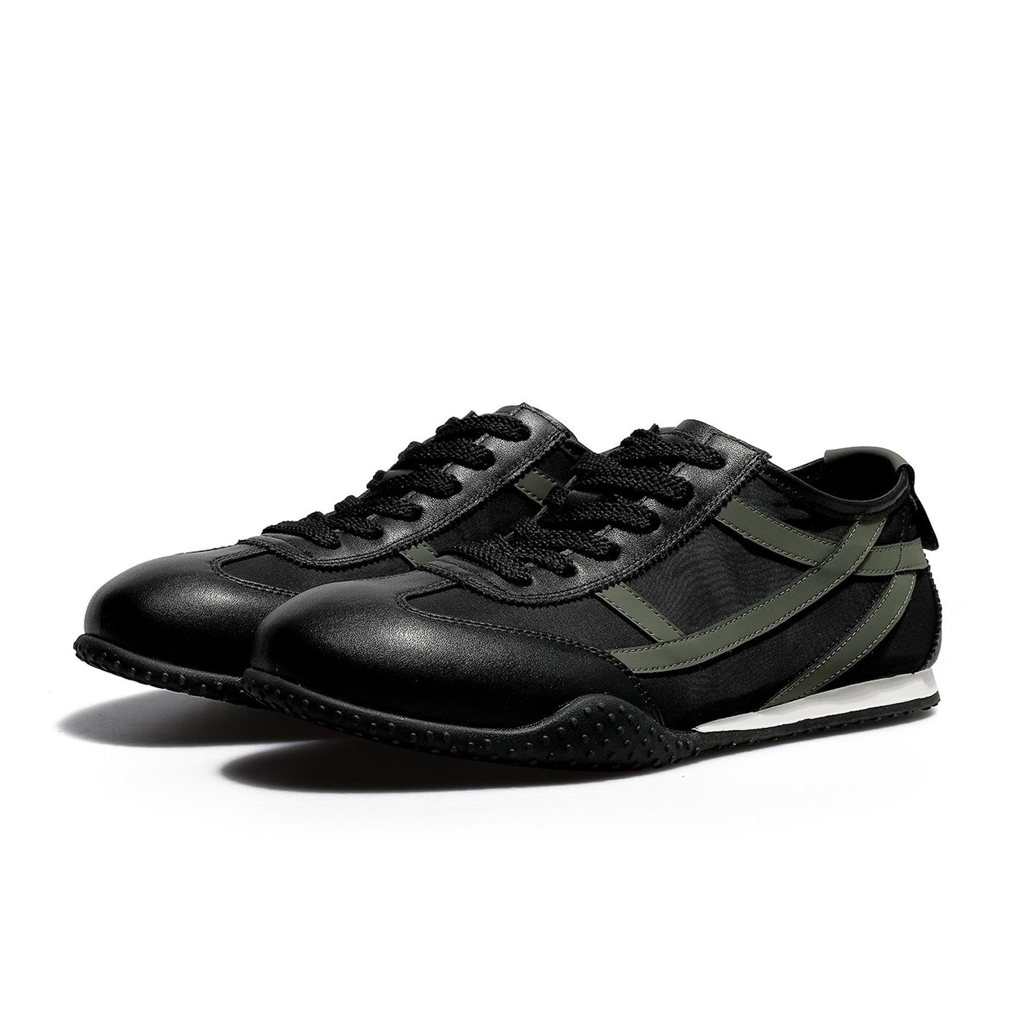 DESAI Lace Up Casual Sneakers Thin Sole Versatile Design Subtle Height Man's shoes DS30211B
