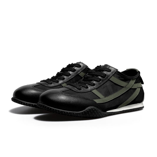DESAI Lace Up Casual Sneakers Thin Sole Versatile Design Subtle Height Man's shoes DS30211B