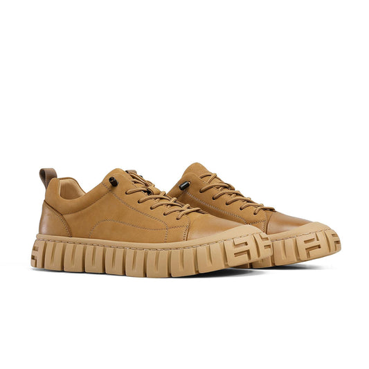 DESAI Fashion Casual Sneakers Full Grain Cowhide Breathable Slip Resistant DS35181