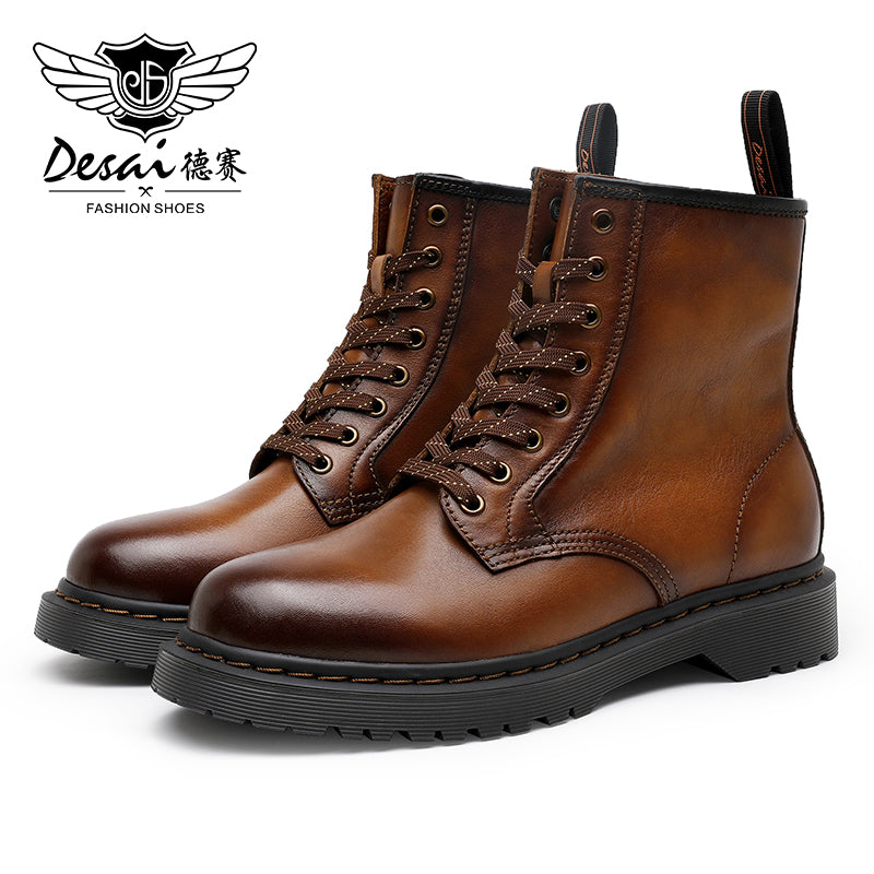 DS3191H New men's Leather shoes boots for men fashion beautiful Elastic