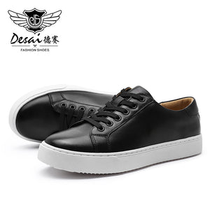 89225 Desai Lady shoes Genuine Leather White Casual Shoes For Laces Up Spring Breathable
