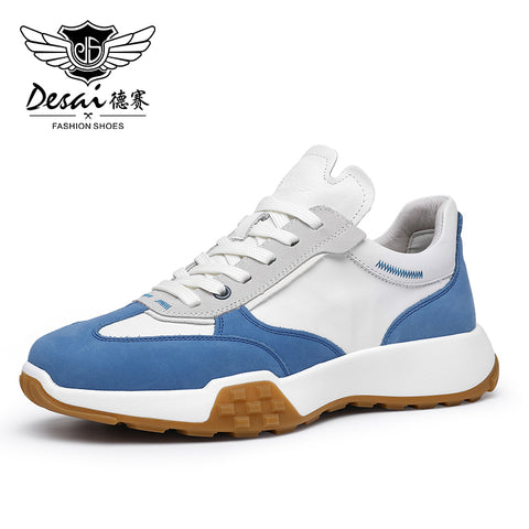 DESAI Casual Shoes Thick Bottom Sneakers Laces Up Summer Breathable 2022 DS3228