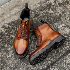 DS3191H New men's Leather shoes boots for men fashion beautiful Elastic