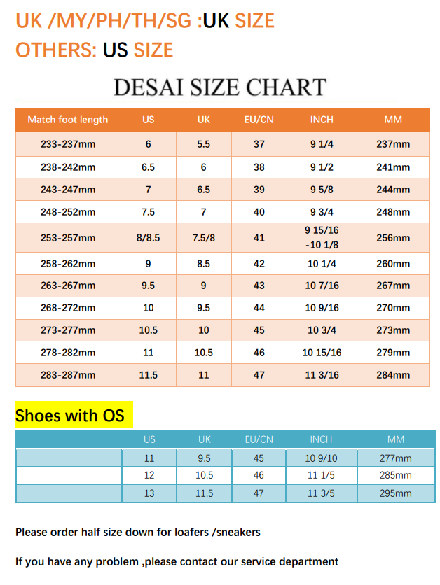DS180 DESAI Casual Shoes Genuine Leather Thick Bottom Sneakers Laces Up Summer Breathable 2022